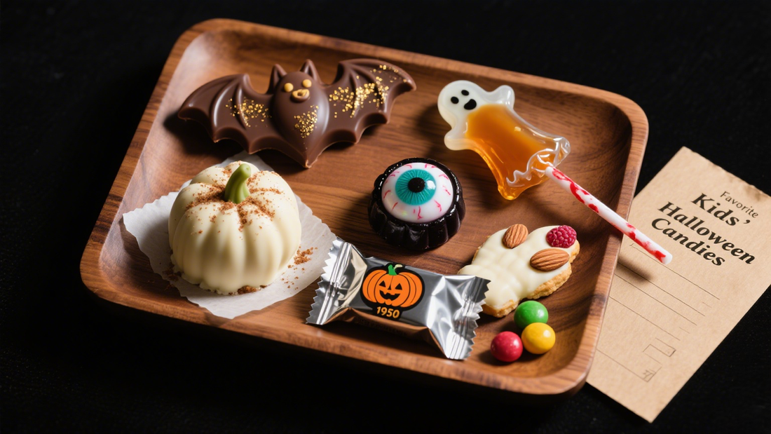 A list of kids' favorite Halloween candies
