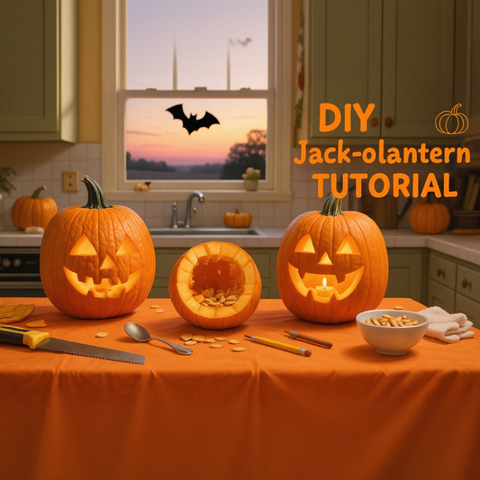 DIY Jack-O'-Lantern Tutorial: Light Up Your Halloween Night