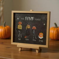 Halloween Family Portrait Sign